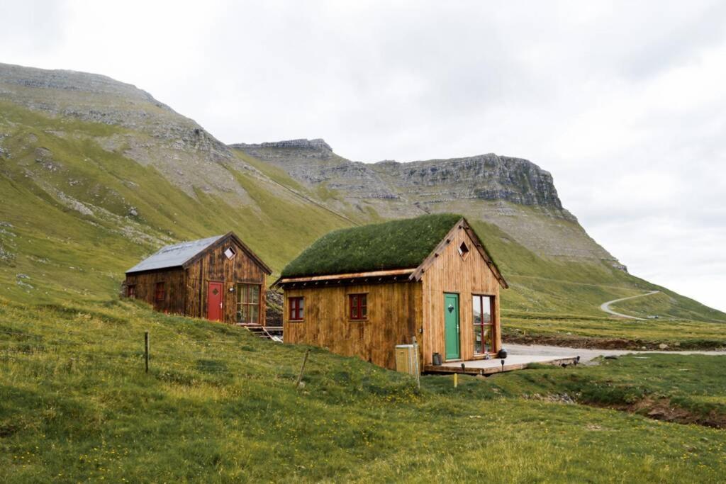 Múlafossur Cottage No 3 by Famous Waterfall in Gásadalur Esterno foto